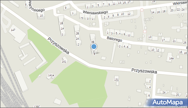 Gliwice, Wrześniowa, 3, mapa Gliwic