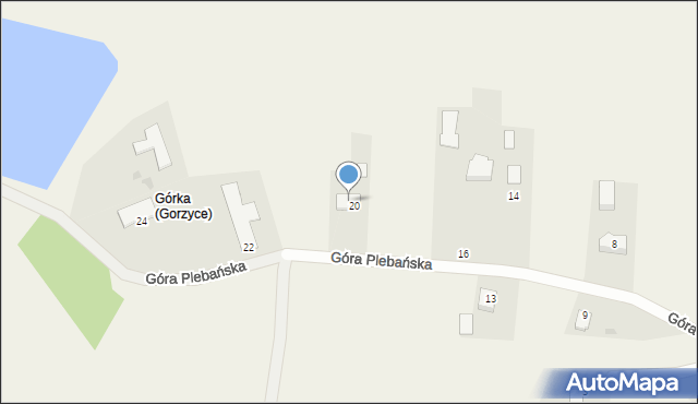 Gorzyce, Wrzawska, 37, mapa Gorzyce