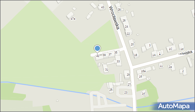 Grodków, Wrocławska, 41, mapa Grodków