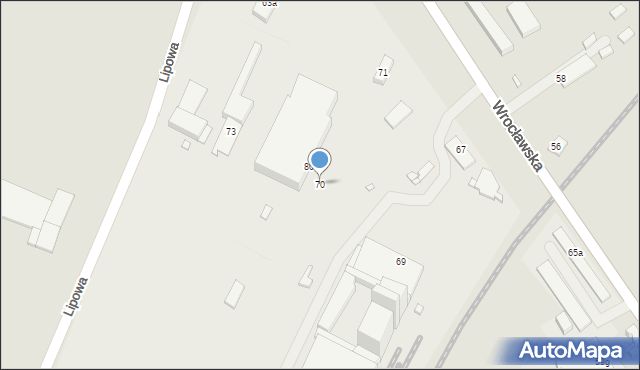 Grodków, Wrocławska, 70, mapa Grodków
