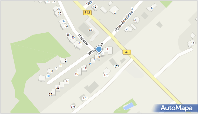 Jabłonowo Pomorskie, Wrzosowa, 5, mapa Jabłonowo Pomorskie