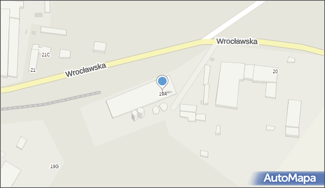 Jawor, Wrocławska, 19A, mapa Jawor