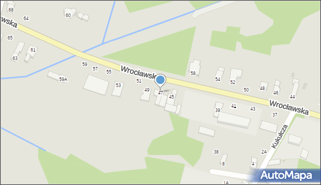 Jelcz-Laskowice, Wrocławska, 47, mapa Jelcz-Laskowice