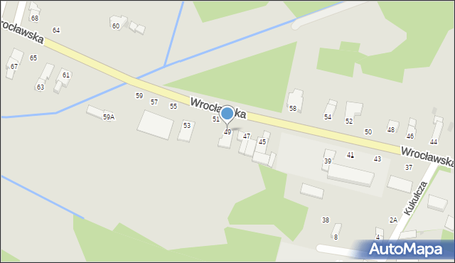 Jelcz-Laskowice, Wrocławska, 49, mapa Jelcz-Laskowice