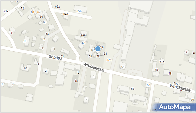 Jordanów Śląski, Wrocławska, 58, mapa Jordanów Śląski
