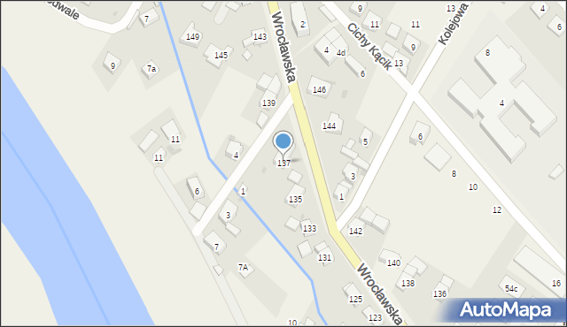 Kamieniec Wrocławski, Wrocławska, 137, mapa Kamieniec Wrocławski