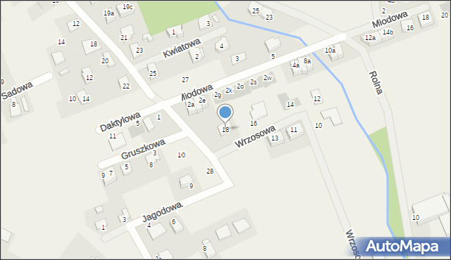 Kamieniec Wrocławski, Wrzosowa, 18, mapa Kamieniec Wrocławski