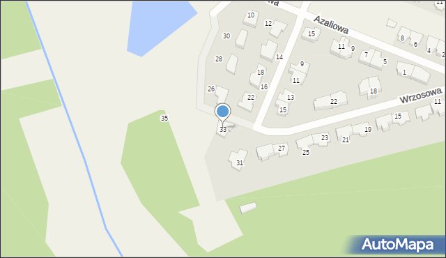 Kanie, Wrzosowa, 33, mapa Kanie