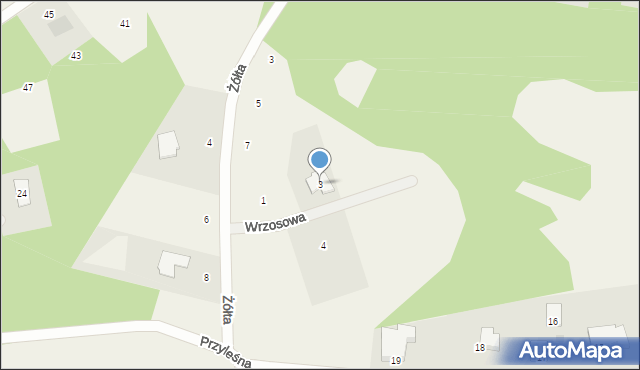 Karczemki, Wrzosowa, 3, mapa Karczemki