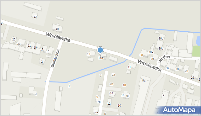 Kępno, Wrocławska, 11a, mapa Kępno