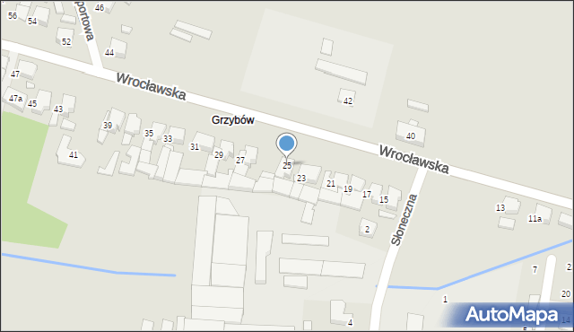 Kępno, Wrocławska, 25, mapa Kępno