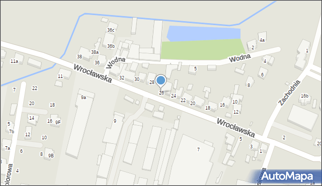 Kępno, Wrocławska, 26, mapa Kępno