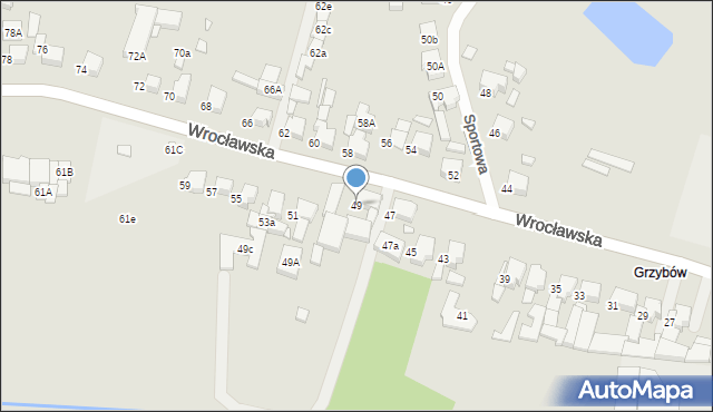 Kępno, Wrocławska, 49, mapa Kępno