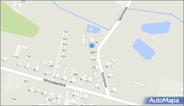 Kępno, Wrocławska, 50b, mapa Kępno