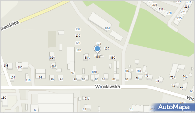 Kępno, Wrocławska, 88b, mapa Kępno