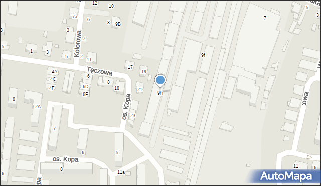 Kępno, Wrocławska, 9h, mapa Kępno