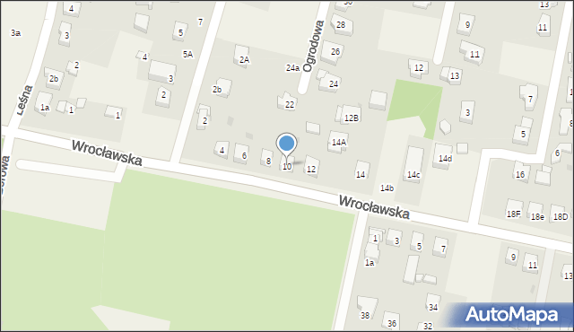 Kiełczów, Wrocławska, 10, mapa Kiełczów