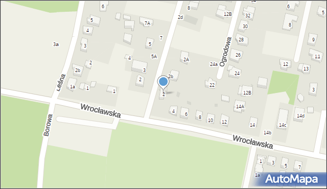 Kiełczów, Wrocławska, 2, mapa Kiełczów