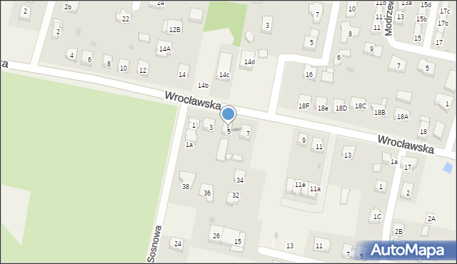 Kiełczów, Wrocławska, 5, mapa Kiełczów