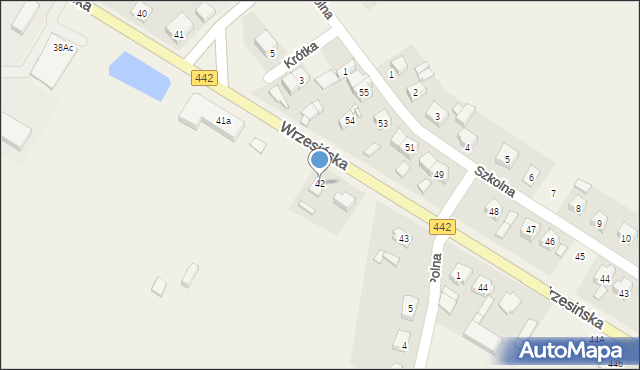 Kołaczkowo, Wrzesińska, 42, mapa Kołaczkowo