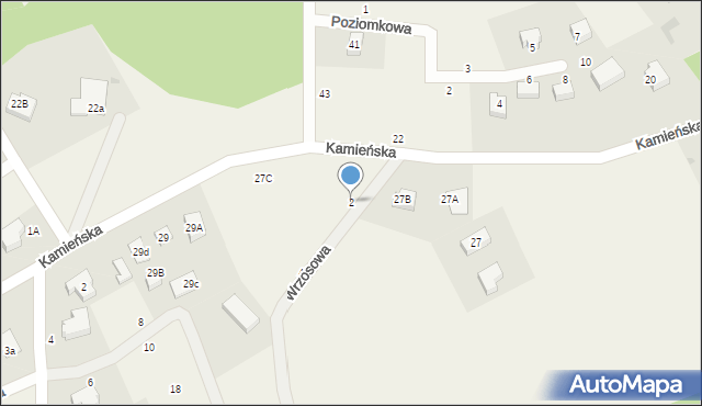 Koleczkowo, Wrzosowa, 2, mapa Koleczkowo