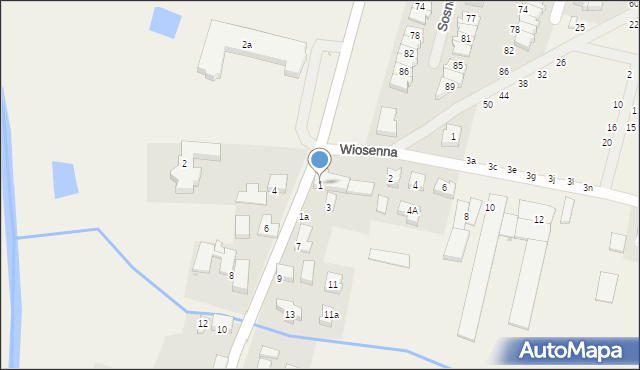 Komorowice, Wrocławska, 1, mapa Komorowice