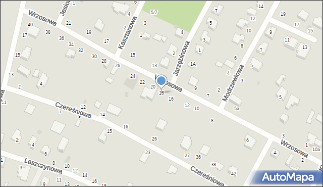 Konstantynów Łódzki, Wrzosowa, 18, mapa Konstantynów Łódzki