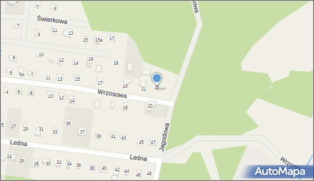 Kostkowice, Wrzosowa, 19, mapa Kostkowice