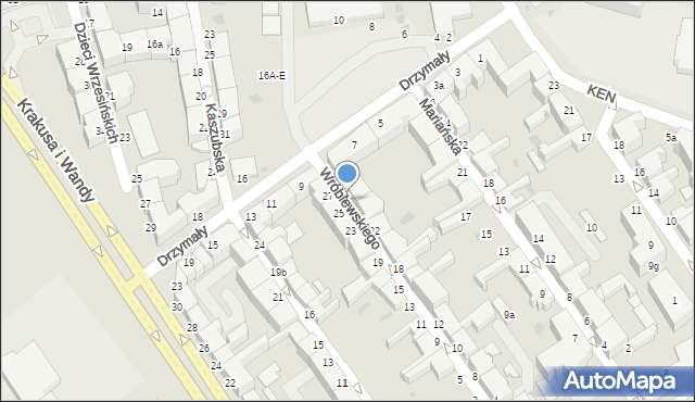 Koszalin, Wróblewskiego Walerego, gen., 26, mapa Koszalina