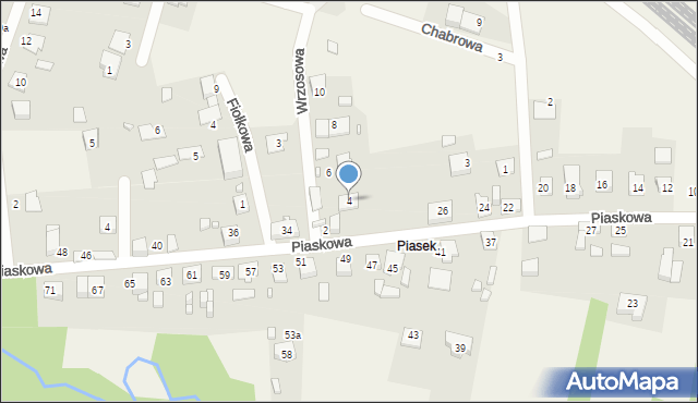 Koszęcin, Wrzosowa, 4, mapa Koszęcin