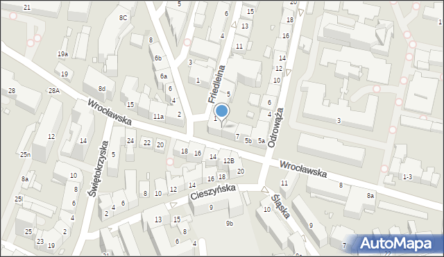 Kraków, Wrocławska, 9, mapa Krakowa