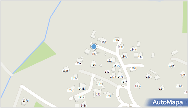 Kraków, Wrobela Feliksa, 153, mapa Krakowa