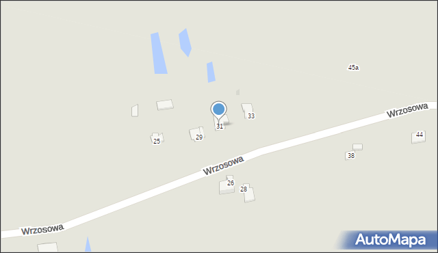 Kruszwica, Wrzosowa, 31, mapa Kruszwica