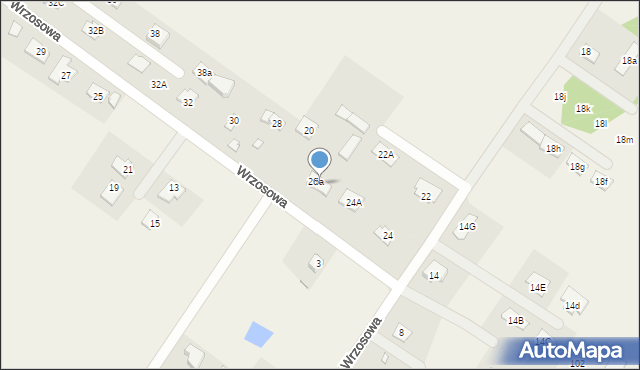 Krzaki Czaplinkowskie, Wrzosowa, 18, mapa Krzaki Czaplinkowskie