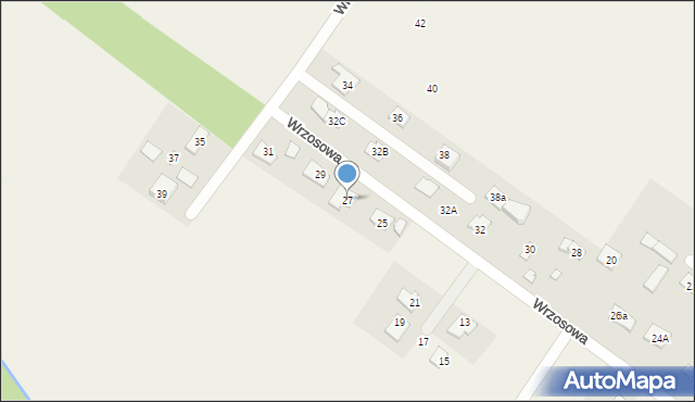 Krzaki Czaplinkowskie, Wrzosowa, 27, mapa Krzaki Czaplinkowskie