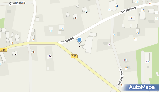 Krzeczyn Wielki, Wrzosowa, 2, mapa Krzeczyn Wielki