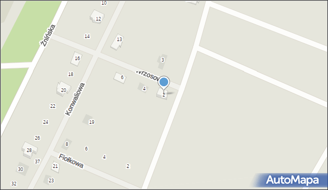 Łabiszyn, Wrzosowa, 2, mapa Łabiszyn
