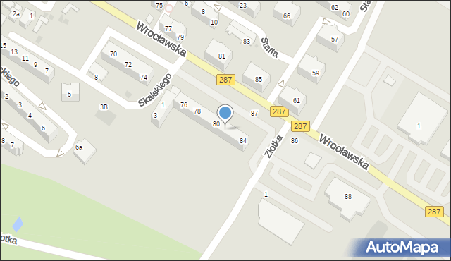 Lubsko, Wrocławska, 82, mapa Lubsko