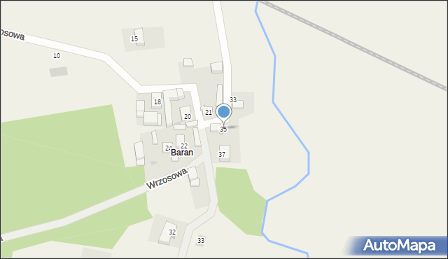 Lutogniew, Wrzosowa, 35, mapa Lutogniew