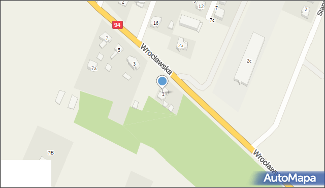 Marcinkowice, Wrocławska, 1, mapa Marcinkowice