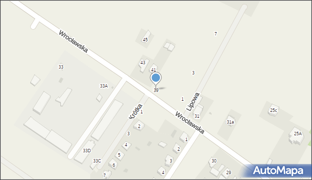 Miłoszyce, Wrocławska, 39, mapa Miłoszyce