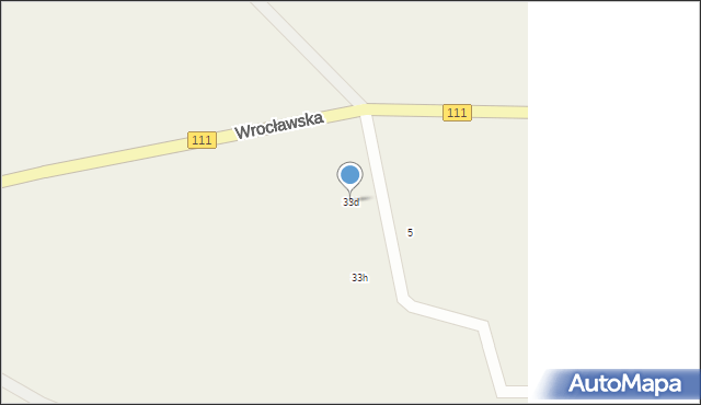 Miłowo, Wrocławska, 33d, mapa Miłowo