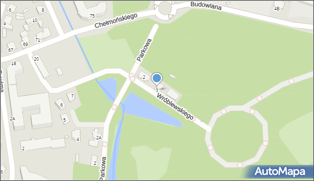 Mińsk Mazowiecki, Wróblewskiego Walerego, gen., 1, mapa Mińsk Mazowiecki