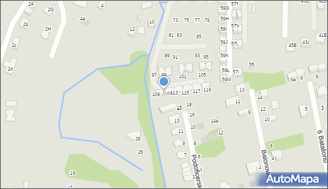 Niepołomice, Wrzosowa, 111, mapa Niepołomice