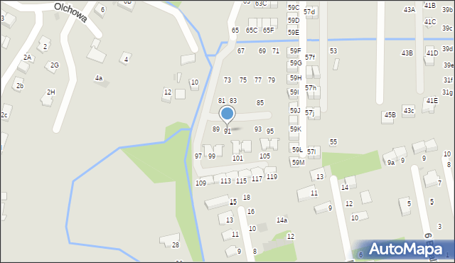 Niepołomice, Wrzosowa, 91, mapa Niepołomice