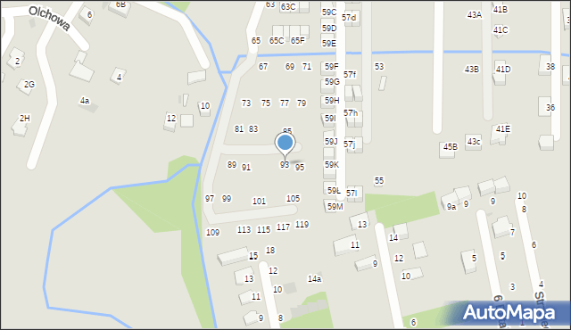 Niepołomice, Wrzosowa, 93, mapa Niepołomice