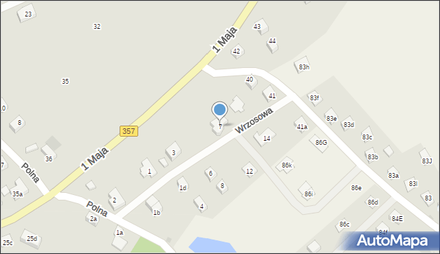 Nowogrodziec, Wrzosowa, 7, mapa Nowogrodziec