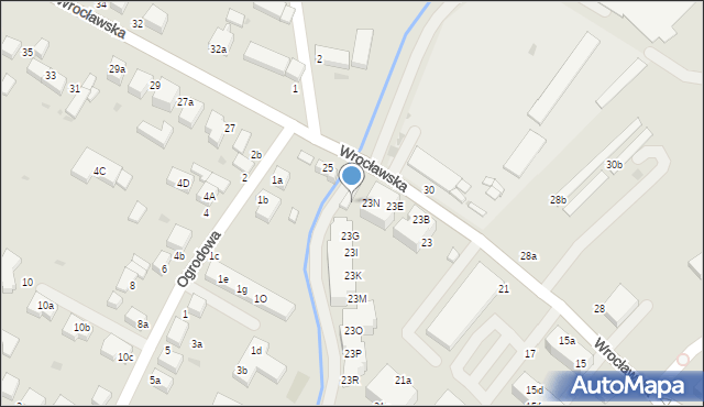 Oleśnica, Wrocławska, 23, mapa Oleśnica