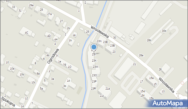 Oleśnica, Wrocławska, 23I, mapa Oleśnica