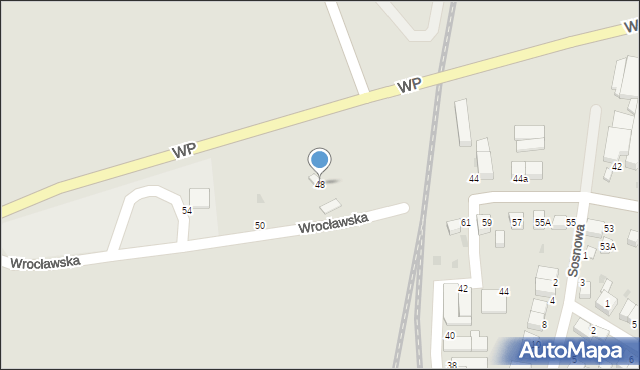 Oleśnica, Wrocławska, 48, mapa Oleśnica